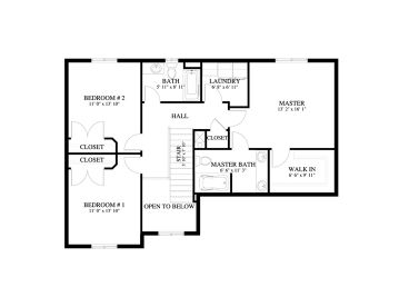 2nd Floor Plan, 065H-0076