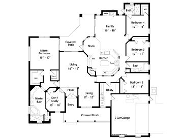Floor Plan, 043H-0138
