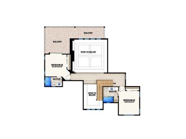 2nd Floor Plan, 069H-0005