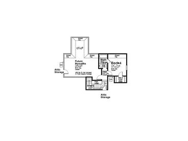 2nd Floor Plan, 002H-0122