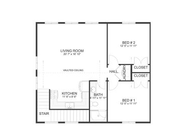2nd Floor Plan, 065G-0071