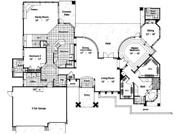 1st Floor Plan, 043H-0168