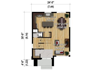 1st Floor Plan, 072H-0257