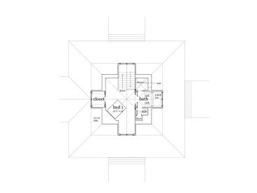 2nd Floor Plan, 052H-0077