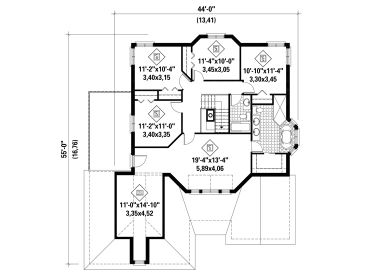 2nd Floor Plan, 072H-0225
