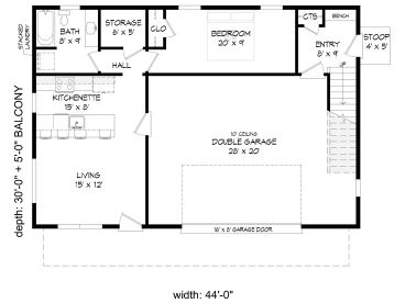 1st Floor Plan, 062G-0271