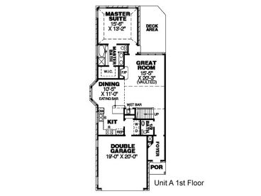 1st Floor Plan A, 011M-0003