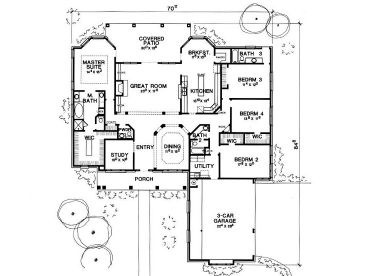 Floor Plan, 036H-0077