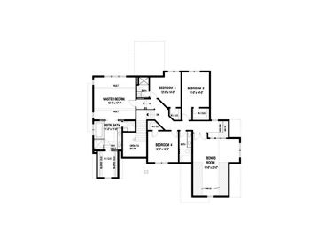 2nd Floor Plan, 007H-0122