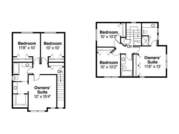 2nd Floor Plan, 051M-0015
