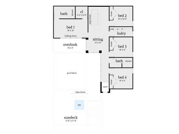 2nd Floor Plan, 052H-0019