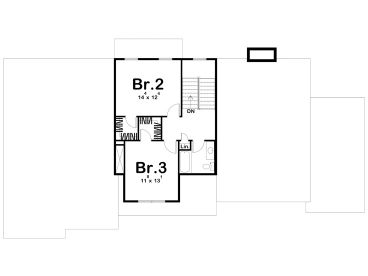 2nd Floor Plan, 050H-0508