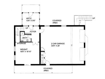 1st Floor Plan, 012G-0087