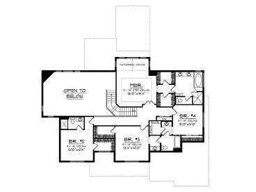 2nd Floor Plan, 020H-0454