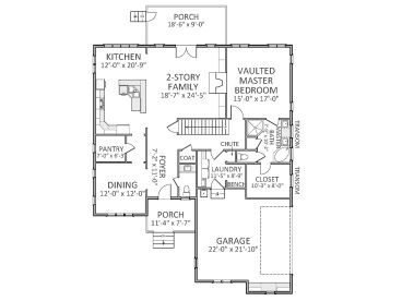 1st Floor Plan, 067H-0044