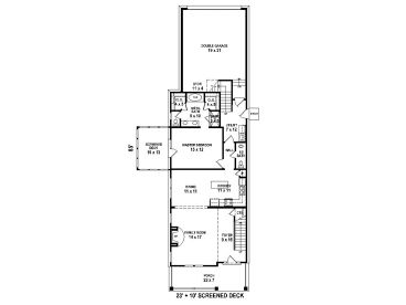 1st Floor Plan, 006H-0152