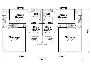1st Floor Plan, 031M-0098