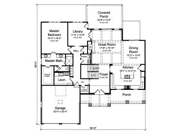 1st Floor Plan, 046H-0141