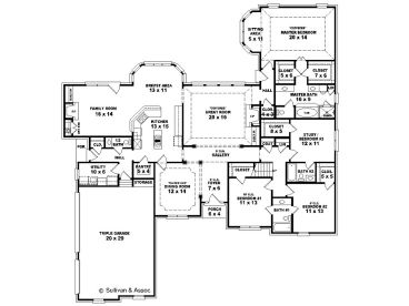 1st Floor Plan, 006H-0132