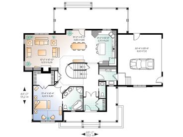 1st Floor Plan, 027H-0023