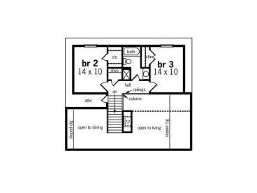 2nd Floor Plan, 021H-0202