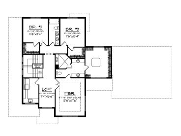 2nd Floor Plan, 020H-0453
