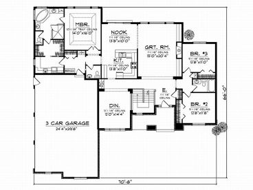 Floor Plan, 020H-0132