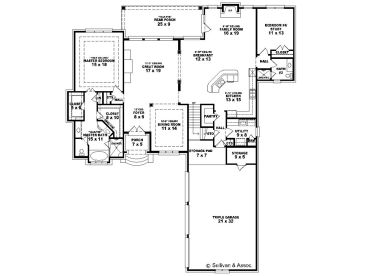 1st Floor Plan, 006H-0115