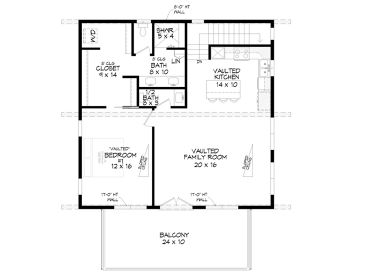 2nd Floor Plan, 062GH-0294
