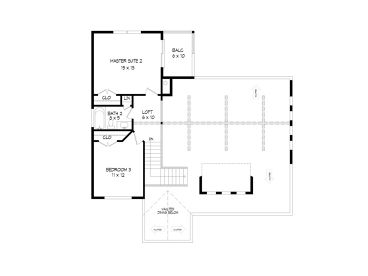 2nd Floor Plan, 062H-0457