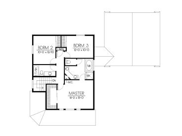2nd Floor Plan, 026H-0047