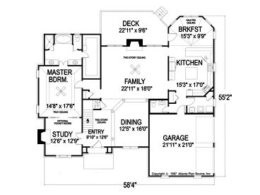 1st Floor Plan, 007H-0089