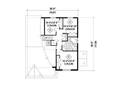 2nd Floor Plan, 072H-0174