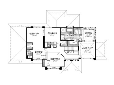 2nd Floor Plan, 023H-0065