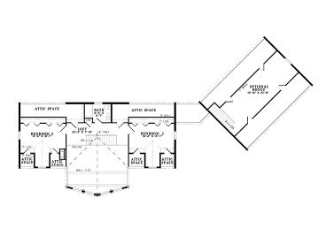 2nd Floor Plan, 025L-0043