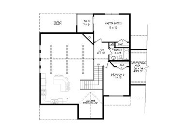 2nd Floor Plan, 062H-0119