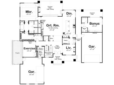 1st Floor Plan, 050H-0471