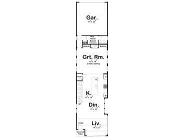 1st Floor Plan, 050H-0363