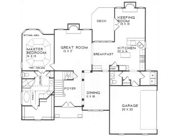1st Floor Plan, 045H-0059