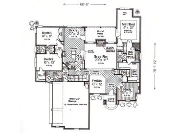 1st Floor Plan, 002H-0101