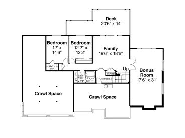 2nd Floor Plan, 051H-0279