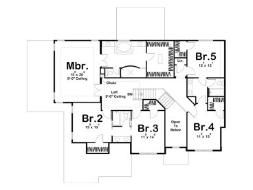 2nd Floor Plan, 050G-0283
