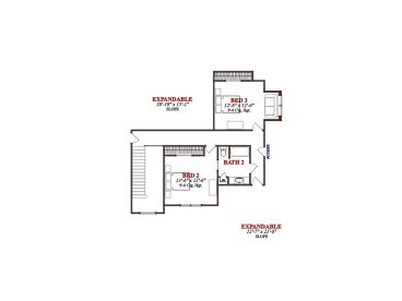 2nd Floor Plan, 073H-0038