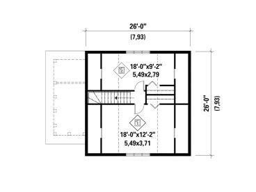 2nd Floor Plan, 072H-0197