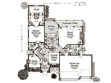 1st Floor Plan, 002H-0108