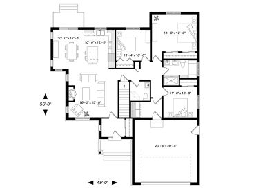 Floor Plan, 027H-0460