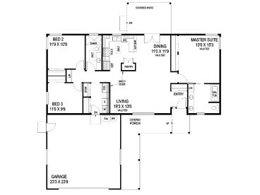 Floor Plan, 013H-0028