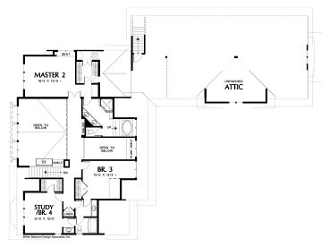 2nd Floor Plan, 034H-0215