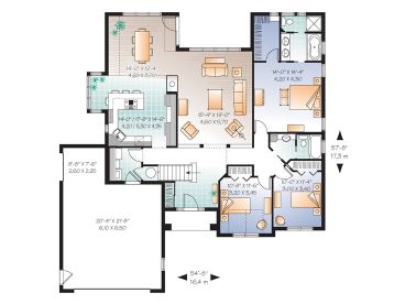 1st Floor Plan, 027H-0377