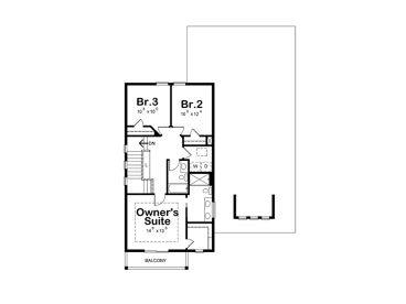 2nd Floor Plan, 031H-0391
